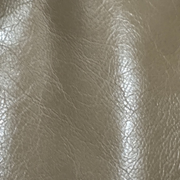 Gorgeous Vintage Clutch-Faux Leather-Lucite Trim in Brown-Gold Tone Metal Close - Picture 16 of 16